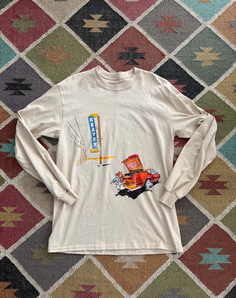 Don Toliver Heaven or Hell Graphic Long Sleeve T-Shirt Size Medium